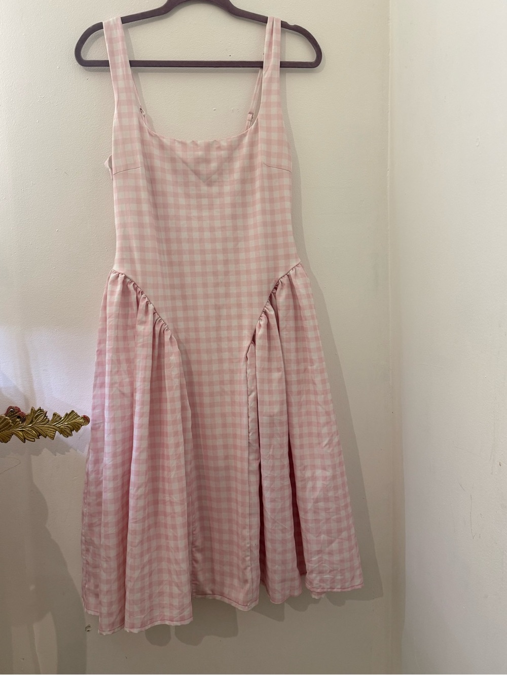 Pink Gingham Dress